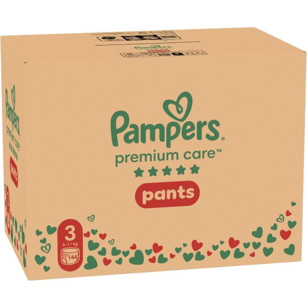 Фото - Одноразові підгузки-трусики Pampers Premium Care Pants Розмір 3 (6-11 кг) 144 шт. (80825837)